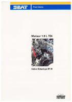 Seat Self Service Program - SSP 034 Moteur 1.9 L TDi 